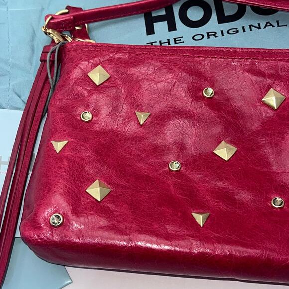 Hobo The Original Darcy Red Crossbody, Small Shoulder bag, or Wristlet - Picture 2 of 8